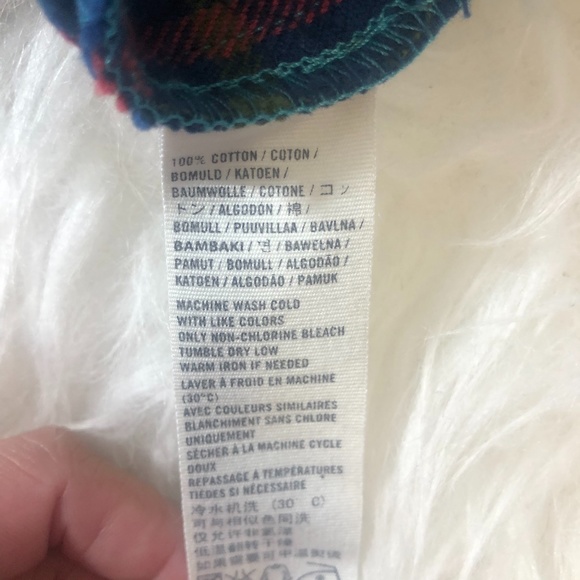 Hollister plaid winter mini skirt cotton EUC - Picture 5 of 9